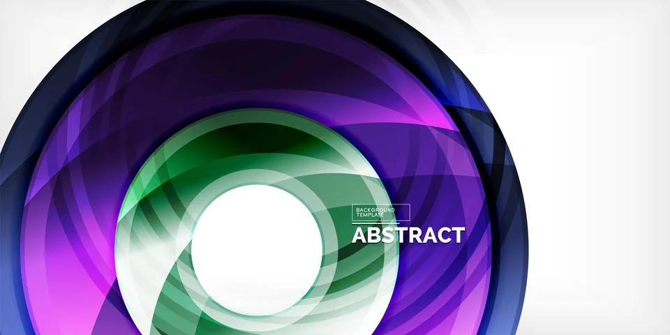 Circles, round elements, ring shapes premium background. Vector Illustration For Stock Illustration