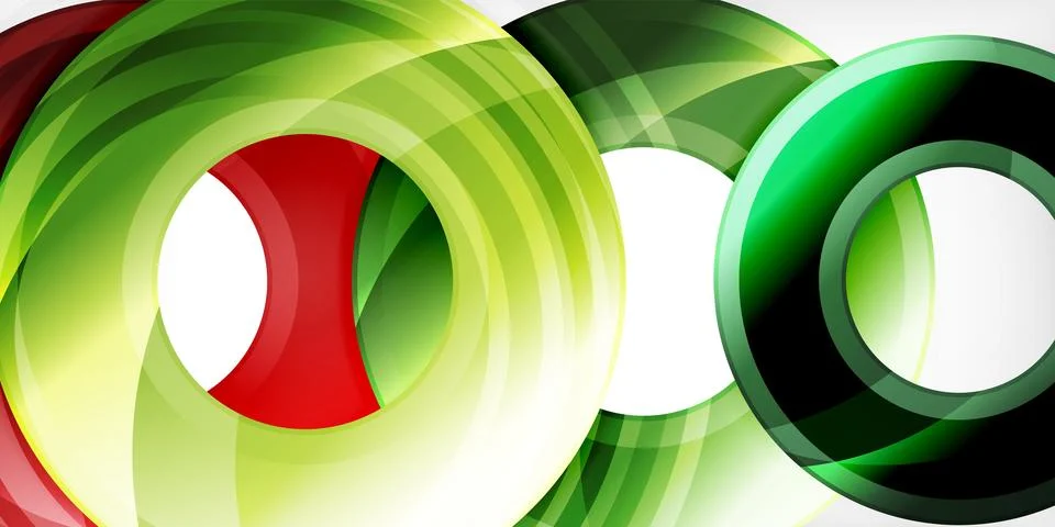 Circles, round elements, ring shapes premium background. Vector Illustration For Illustrazione stock