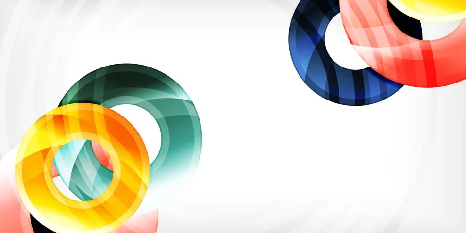 Circles, round elements, ring shapes premium background. Vector Illustration For 스톡 일러스트
