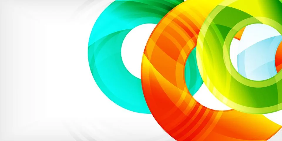 Circles, round elements, ring shapes premium background. Vector Illustration For Stock Illustration