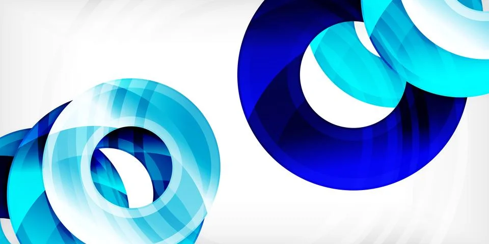 Circles, round elements, ring shapes premium background. Vector Illustration For Illustrazione stock