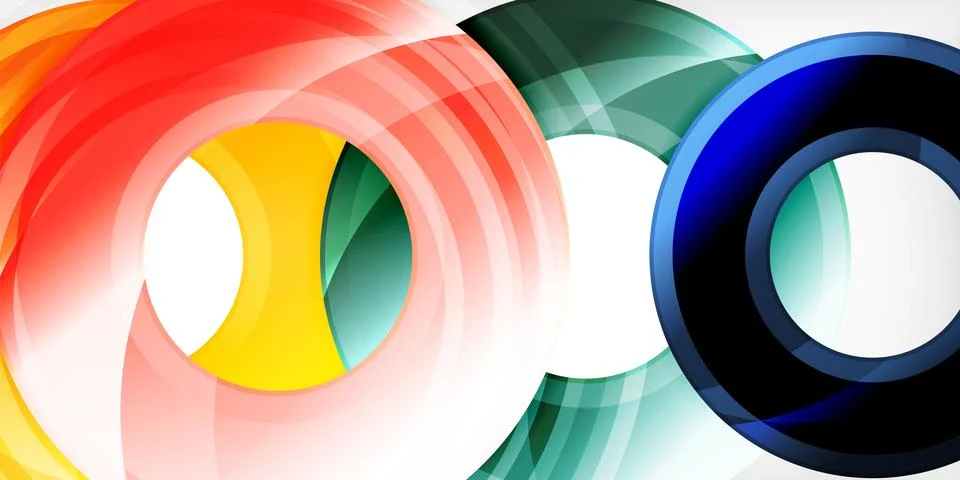 Circles, round elements, ring shapes premium background. Vector Illustration For 스톡 일러스트