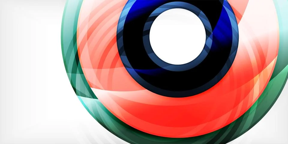 Circles, round elements, ring shapes premium background. Vector Illustration For Stock Illustration