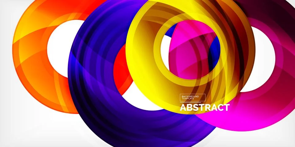 Circles, round elements, ring shapes premium background. Vector Illustration For Stock Illustration