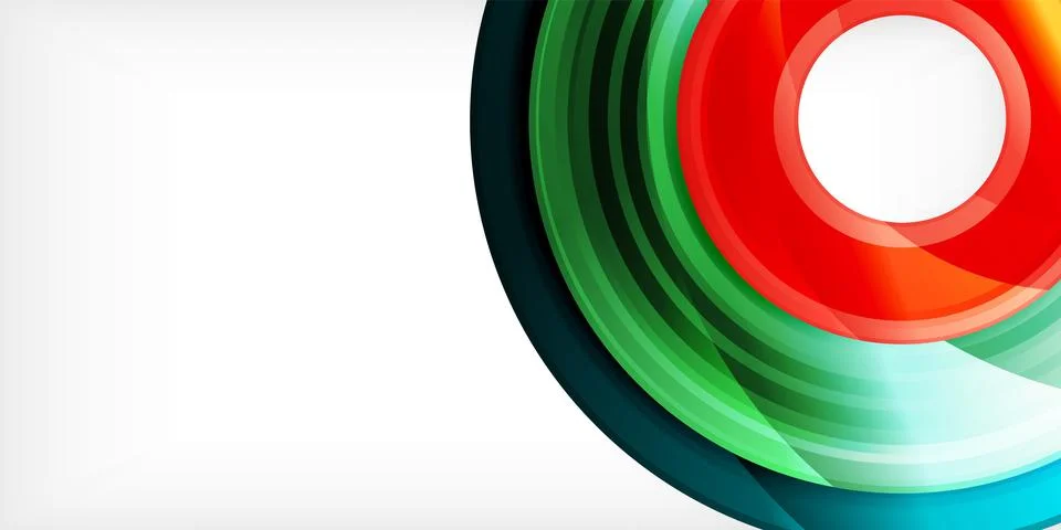 Circles, round elements, ring shapes premium background. Vector Illustration For Stock Illustration