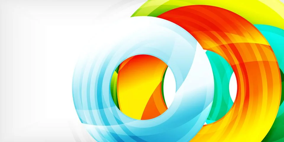 Circles, round elements, ring shapes premium background. Vector Illustration For Stock Illustration