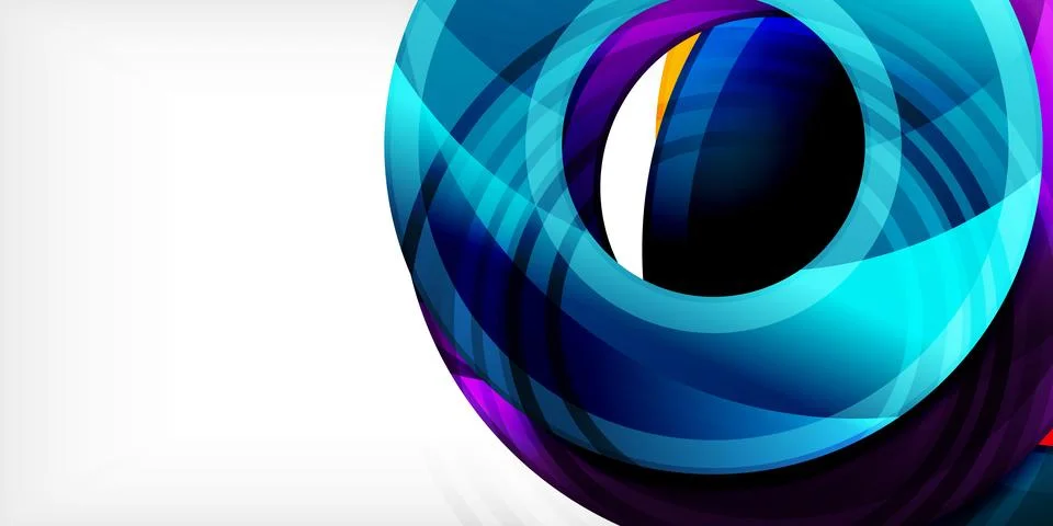 Circles, round elements, ring shapes premium background. Vector Illustration For 스톡 일러스트