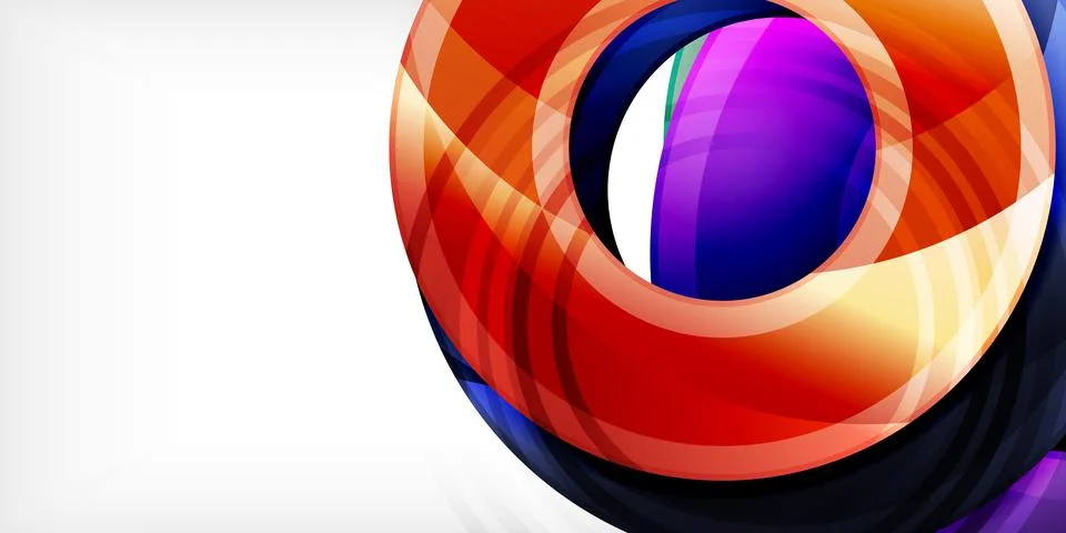 Circles, round elements, ring shapes premium background. Vector Illustration For 스톡 일러스트