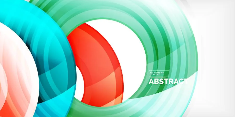 Circles, round elements, ring shapes premium background. Vector Illustration For 스톡 일러스트