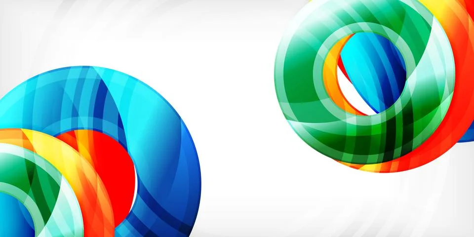 Circles, round elements, ring shapes premium background. Vector Illustration For Stock Illustration