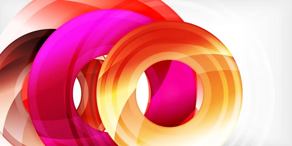 Circles, round elements, ring shapes premium background. Vector Illustration For 스톡 일러스트