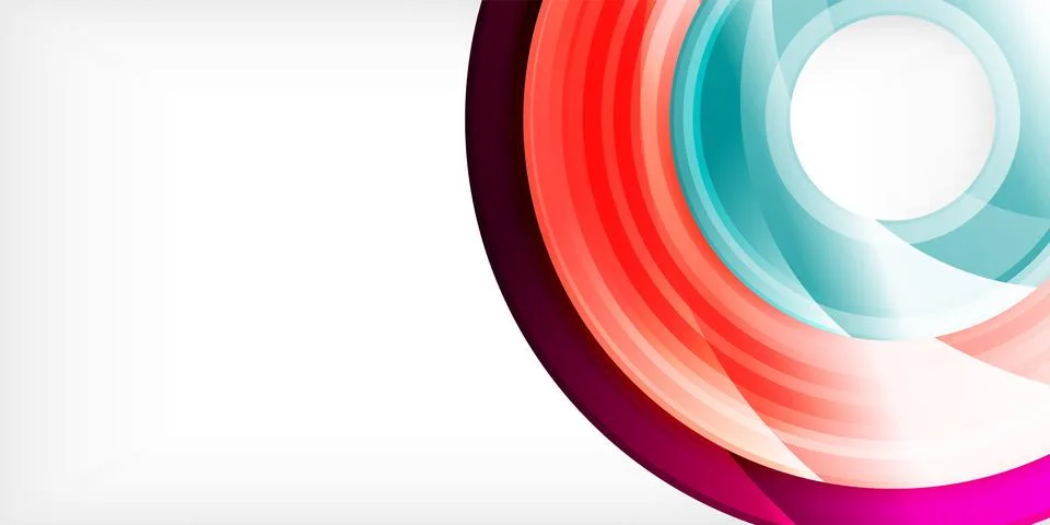 Circles, round elements, ring shapes premium background. Vector Illustration For Illustrazione stock