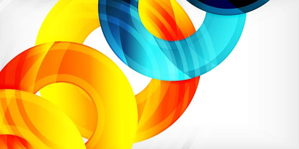 Circles, round elements, ring shapes premium background. Vector Illustration For Stock Illustration
