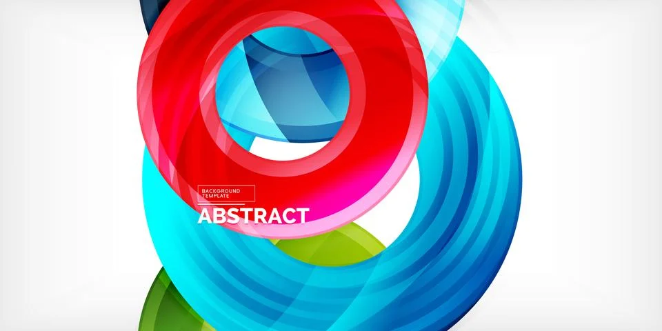 Circles, round elements, ring shapes premium background. Vector Illustration For 스톡 일러스트