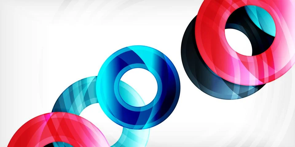 Circles, round elements, ring shapes premium background. Vector Illustration For 스톡 일러스트