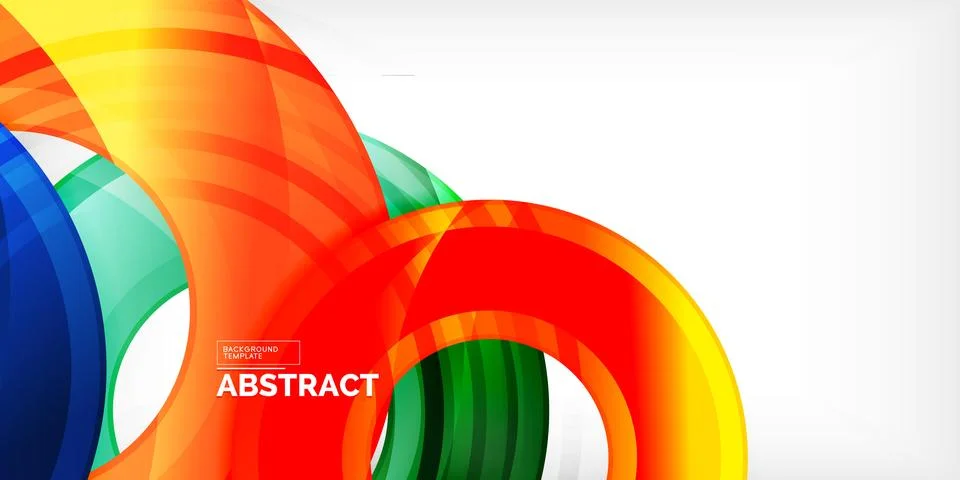 Circles, round elements, ring shapes premium background. Vector Illustration For Stock Illustration