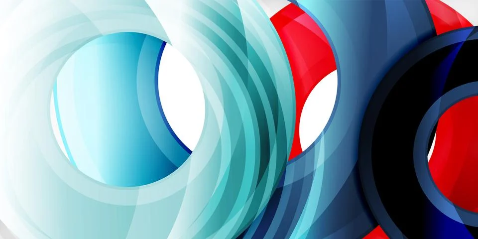 Circles, round elements, ring shapes premium background. Vector Illustration For Stock Illustration