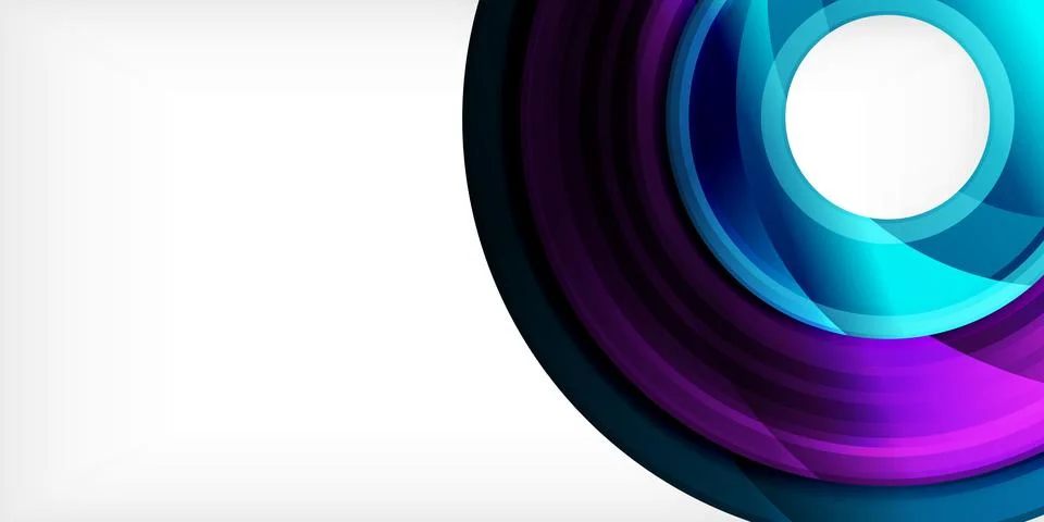 Circles, round elements, ring shapes premium background. Vector Illustration For 스톡 일러스트