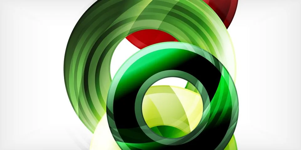 Circles, round elements, ring shapes premium background. Vector Illustration For Stock Illustration