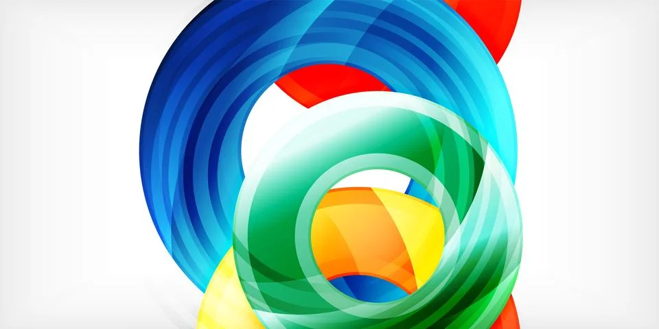 Circles, round elements, ring shapes premium background. Vector Illustration For 스톡 일러스트