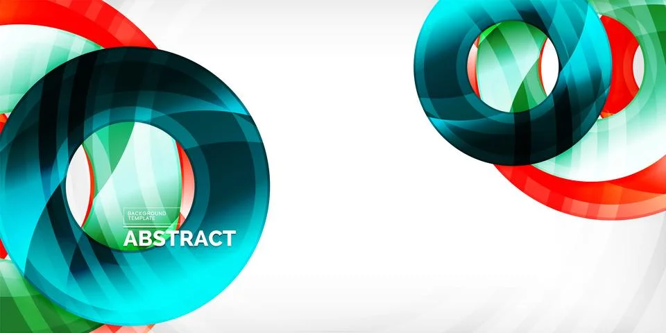 Circles, round elements, ring shapes premium background. Vector Illustration For 스톡 일러스트