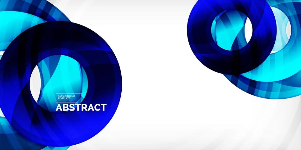 Circles, round elements, ring shapes premium background. Vector Illustration For Stock Illustration