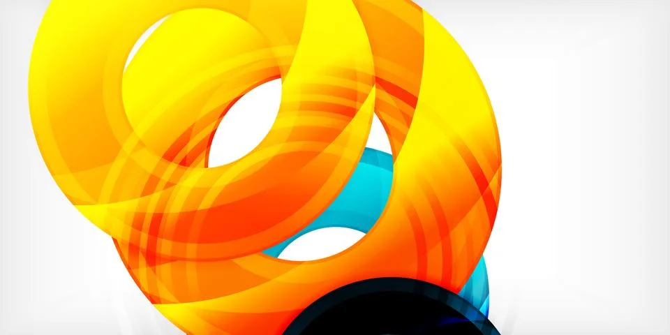 Circles, round elements, ring shapes premium background. Vector Illustration For Stock Illustration