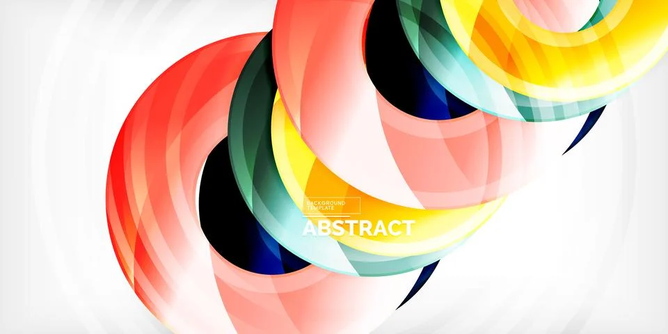 Circles, round elements, ring shapes premium background. Vector Illustration For Stock Illustration