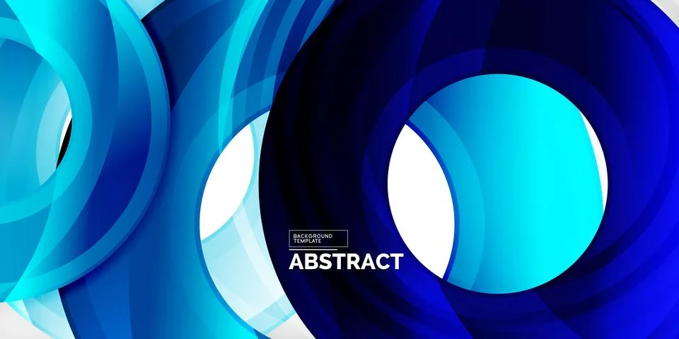 Circles, round elements, ring shapes premium background. Vector Illustration For Stock Illustration