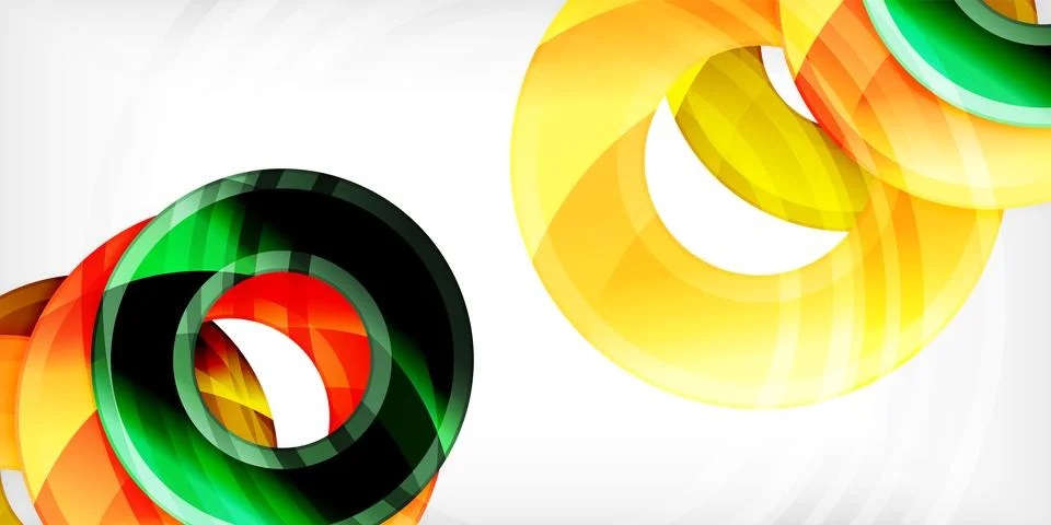 Circles, round elements, ring shapes premium background. Vector Illustration For Stock Illustration