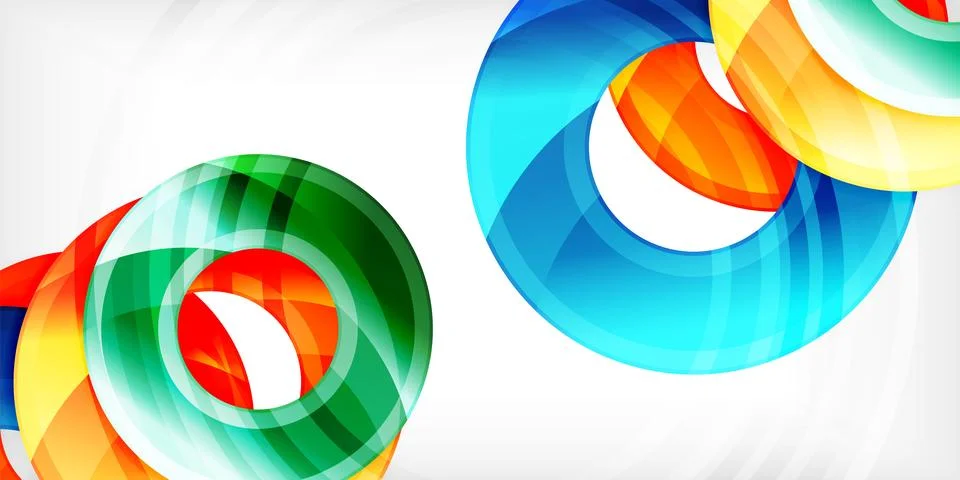 Circles, round elements, ring shapes premium background. Vector Illustration For 스톡 일러스트