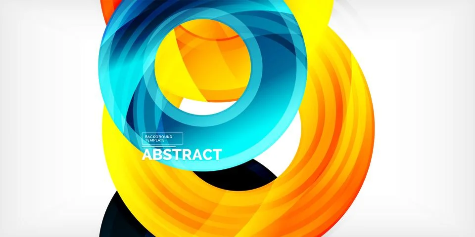 Circles, round elements, ring shapes premium background. Vector Illustration For 스톡 일러스트