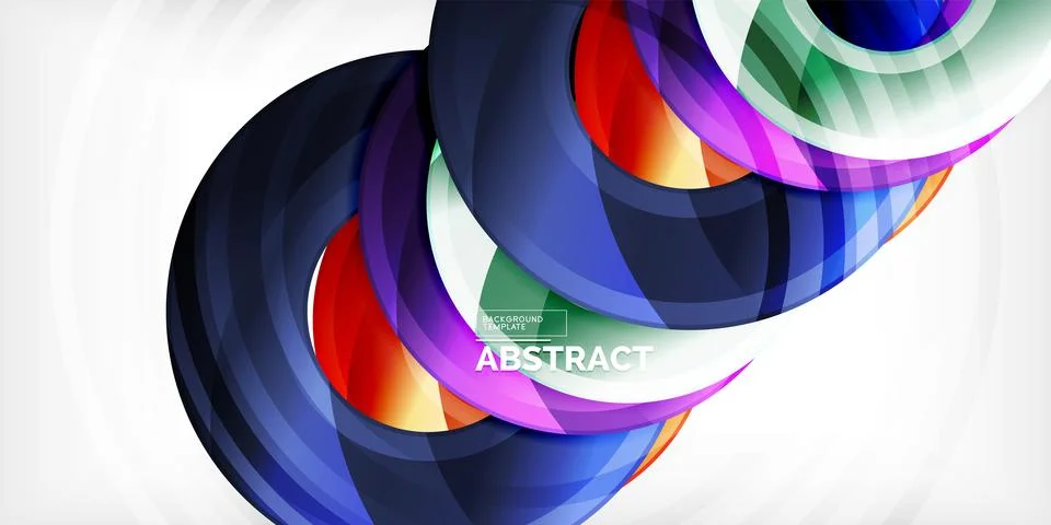 Circles, round elements, ring shapes premium background. Vector Illustration For Stock Illustration