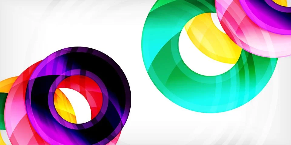 Circles, round elements, ring shapes premium background. Vector Illustration For 스톡 일러스트