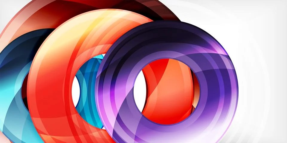 Circles, round elements, ring shapes premium background. Vector Illustration For Stock Illustration