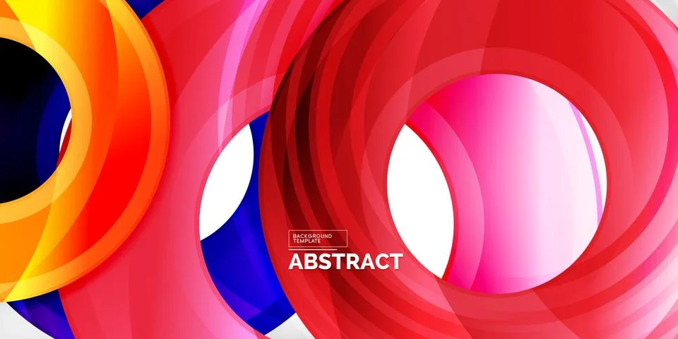 Circles, round elements, ring shapes premium background. Vector Illustration For Stock Illustration