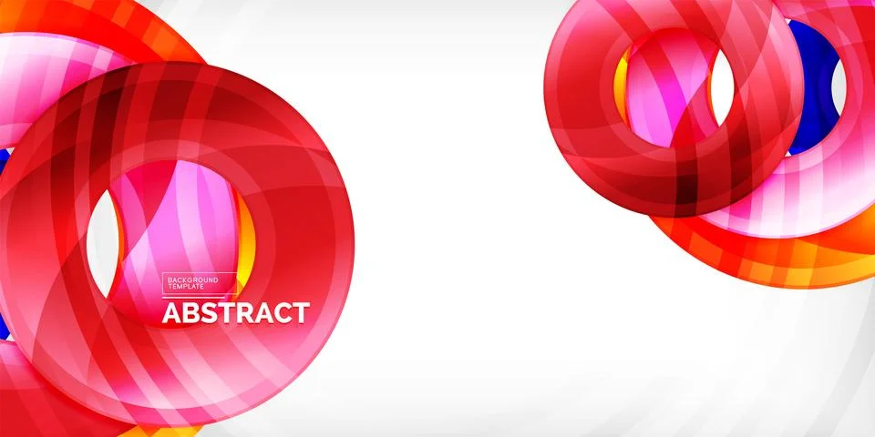 Circles, round elements, ring shapes premium background. Vector Illustration For Stock Illustration