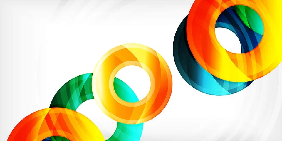 Circles, round elements, ring shapes premium background. Vector Illustration For 스톡 일러스트