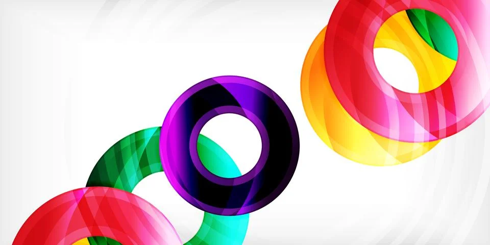 Circles, round elements, ring shapes premium background. Vector Illustration For Stock Illustration