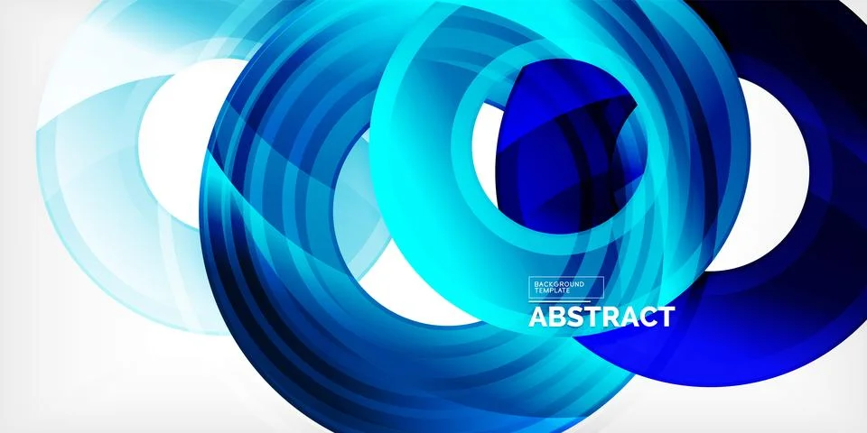Circles, round elements, ring shapes premium background. Vector Illustration For Stock Illustration