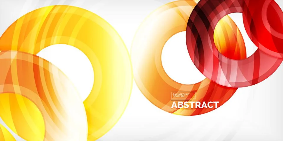 Circles, round elements, ring shapes premium background. Vector Illustration For 스톡 일러스트