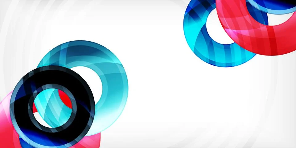 Circles, round elements, ring shapes premium background. Vector Illustration For 스톡 일러스트