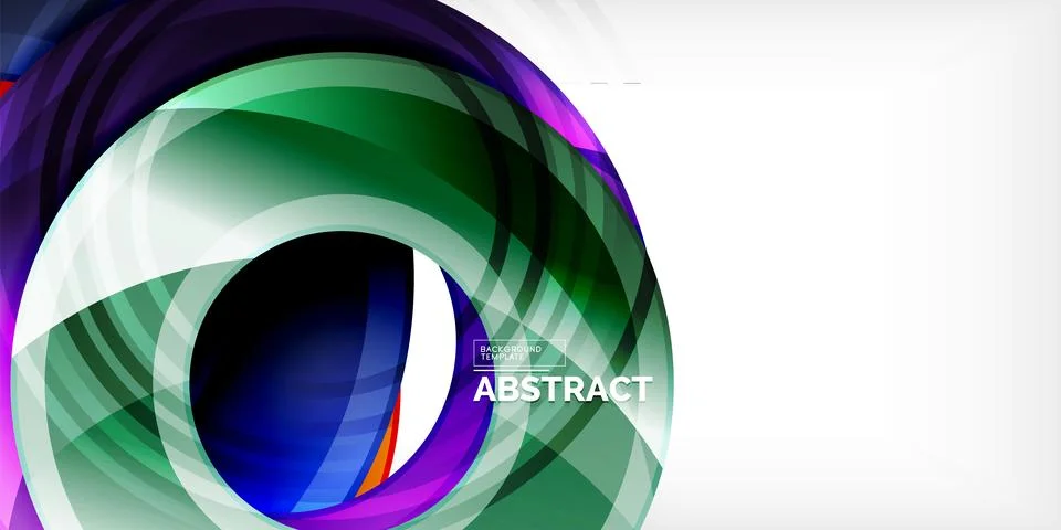 Circles, round elements, ring shapes premium background. Vector Illustration For Stock Illustration