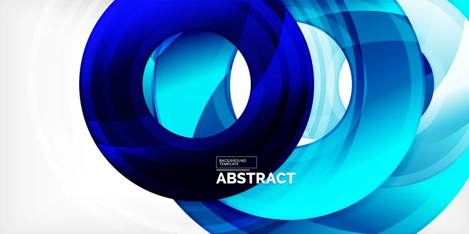 Circles, round elements, ring shapes premium background. Vector Illustration For Stock Illustration