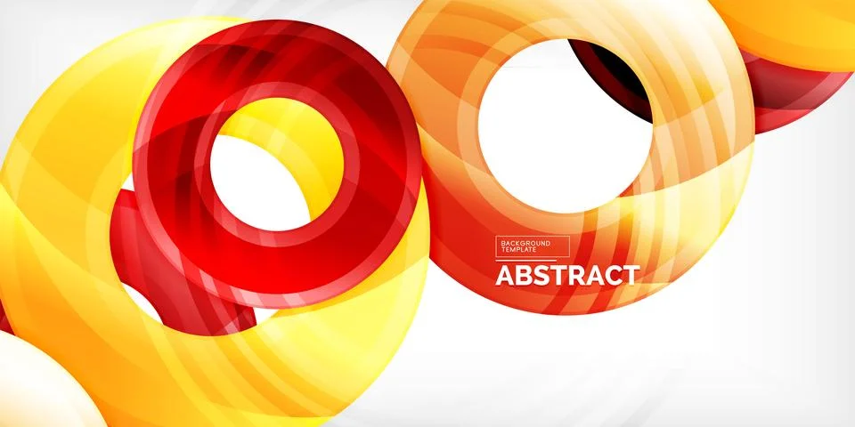 Circles, round elements, ring shapes premium background. Vector Illustration For 스톡 일러스트
