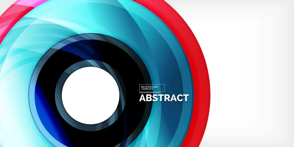 Circles, round elements, ring shapes premium background. Vector Illustration For Stock Illustration