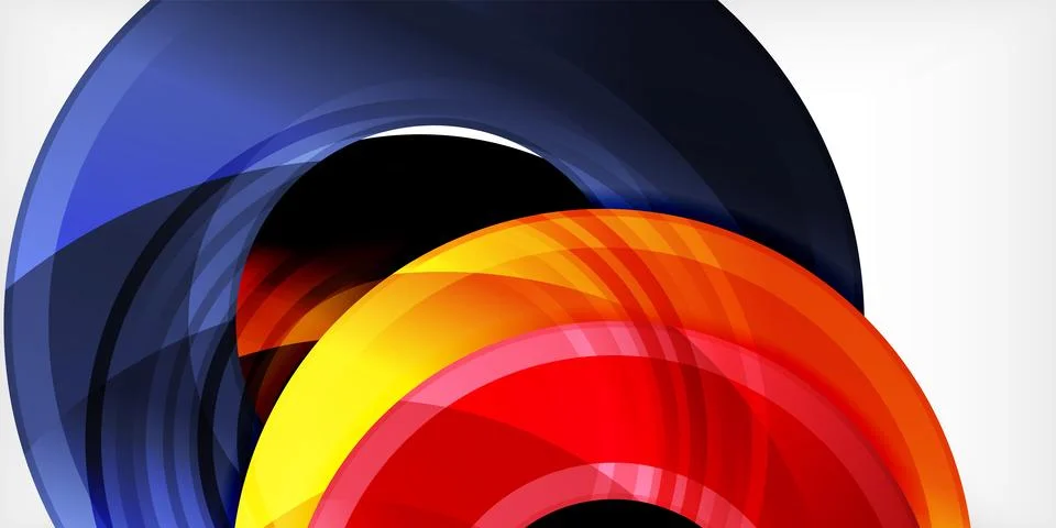 Circles, round elements, ring shapes premium background. Vector Illustration For Stock Illustration