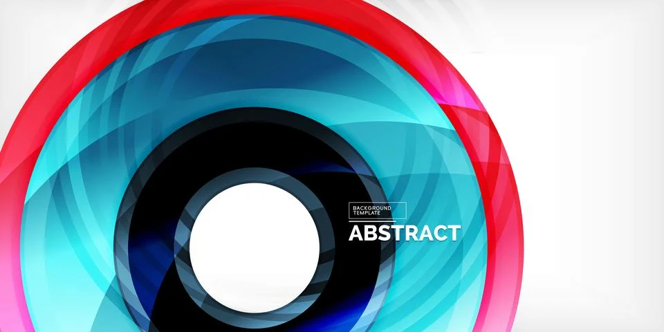 Circles, round elements, ring shapes premium background. Vector Illustration For Stock Illustration