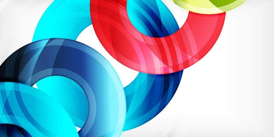 Circles, round elements, ring shapes premium background. Vector Illustration For Stock Illustration