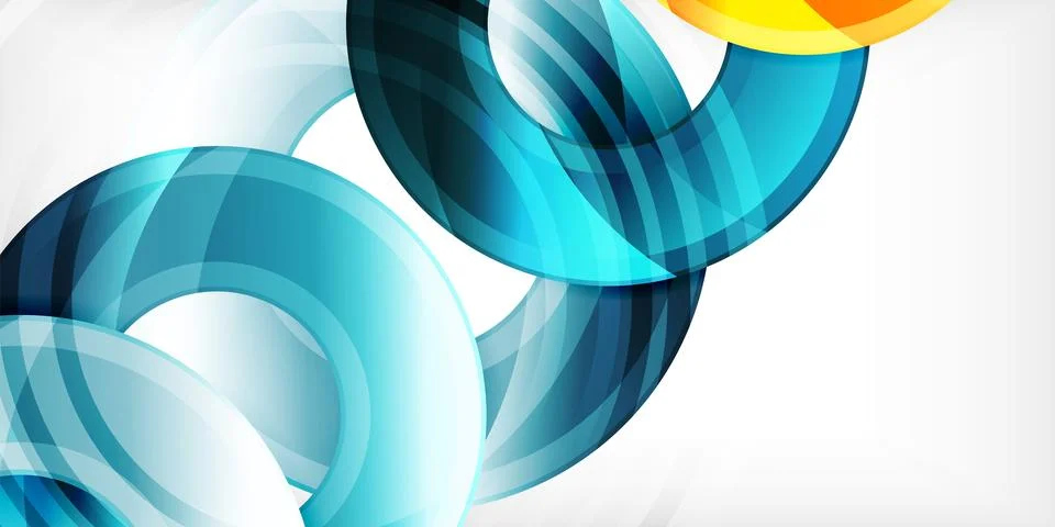 Circles, round elements, ring shapes premium background. Vector Illustration For Stock Illustration